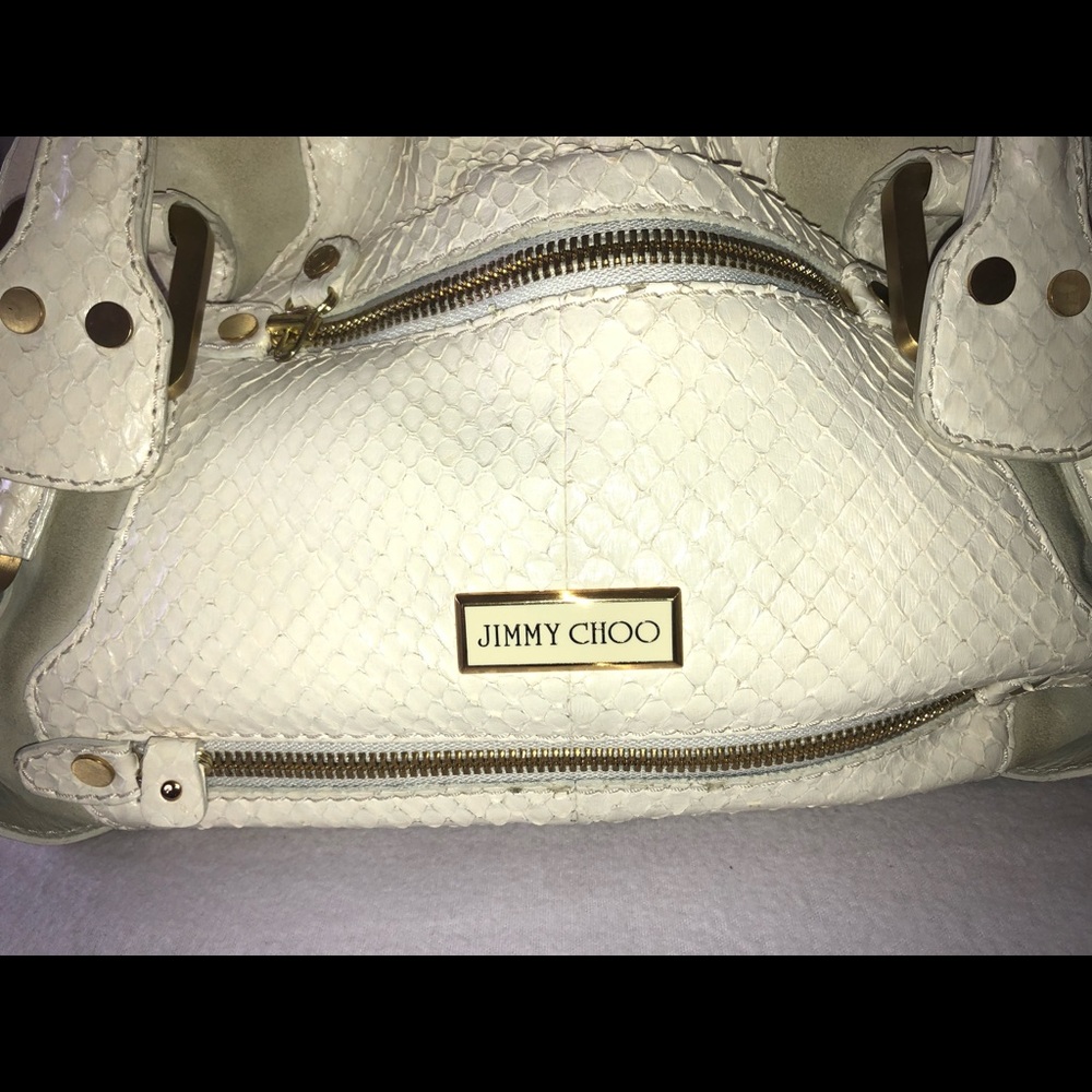 Authentic Jimmy Choo Snakeskin Handbag